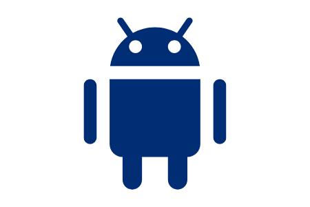 Blue Android-icon