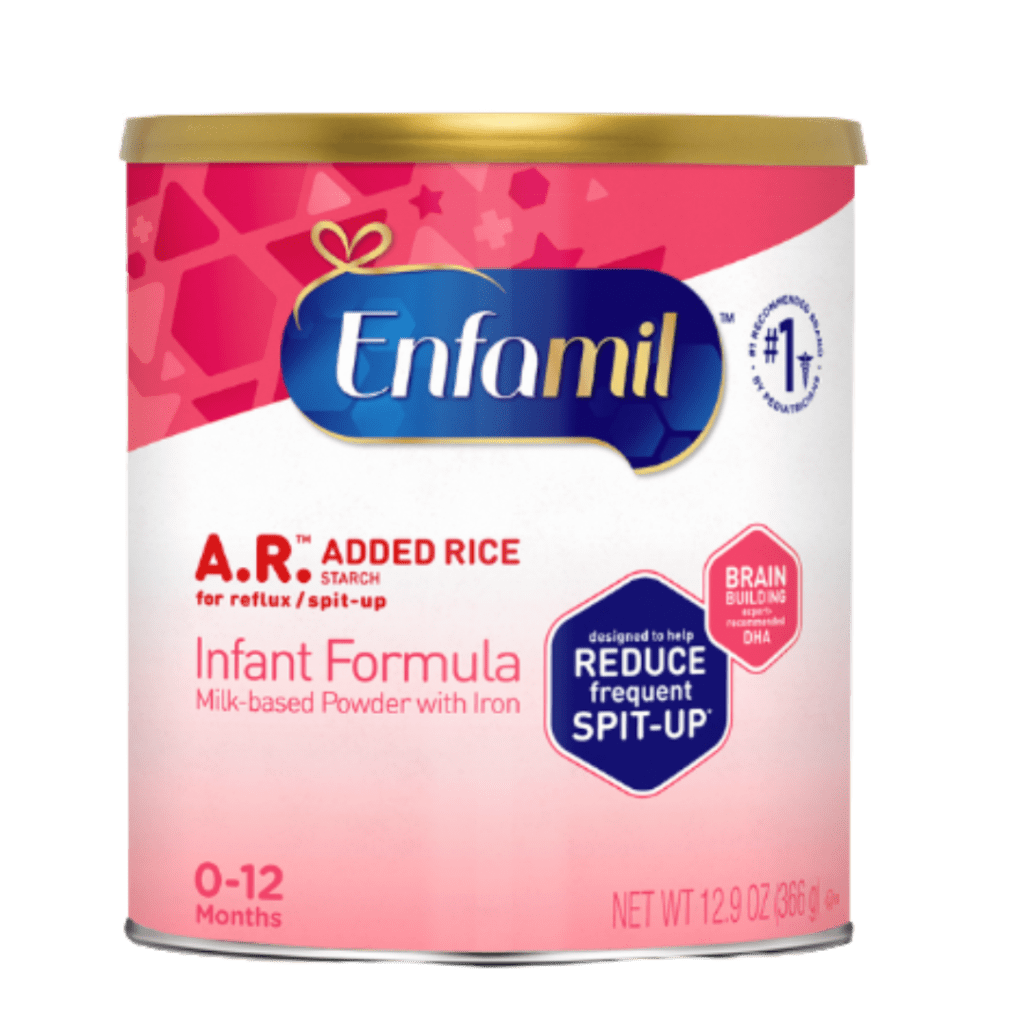 Enfamil A.R. infant formula.