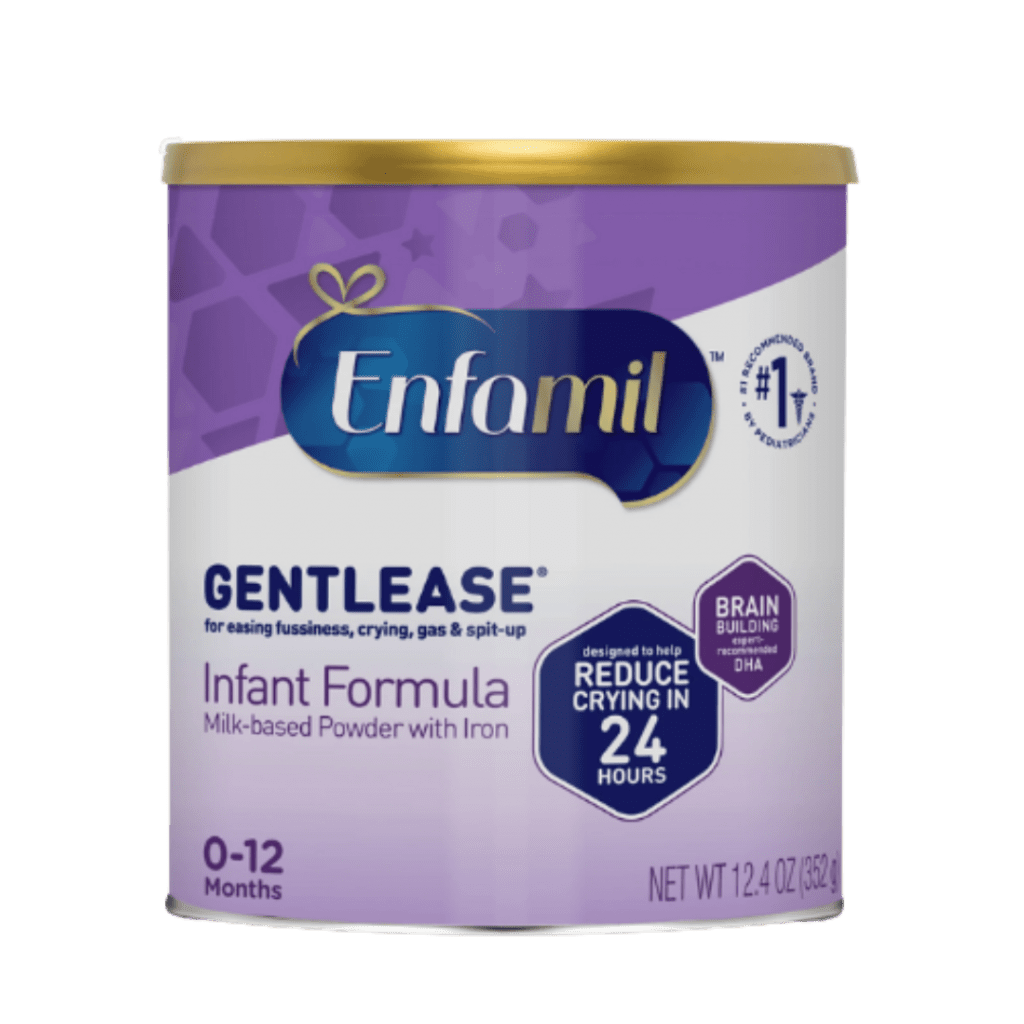 Enfamil Gentlease infant formula.