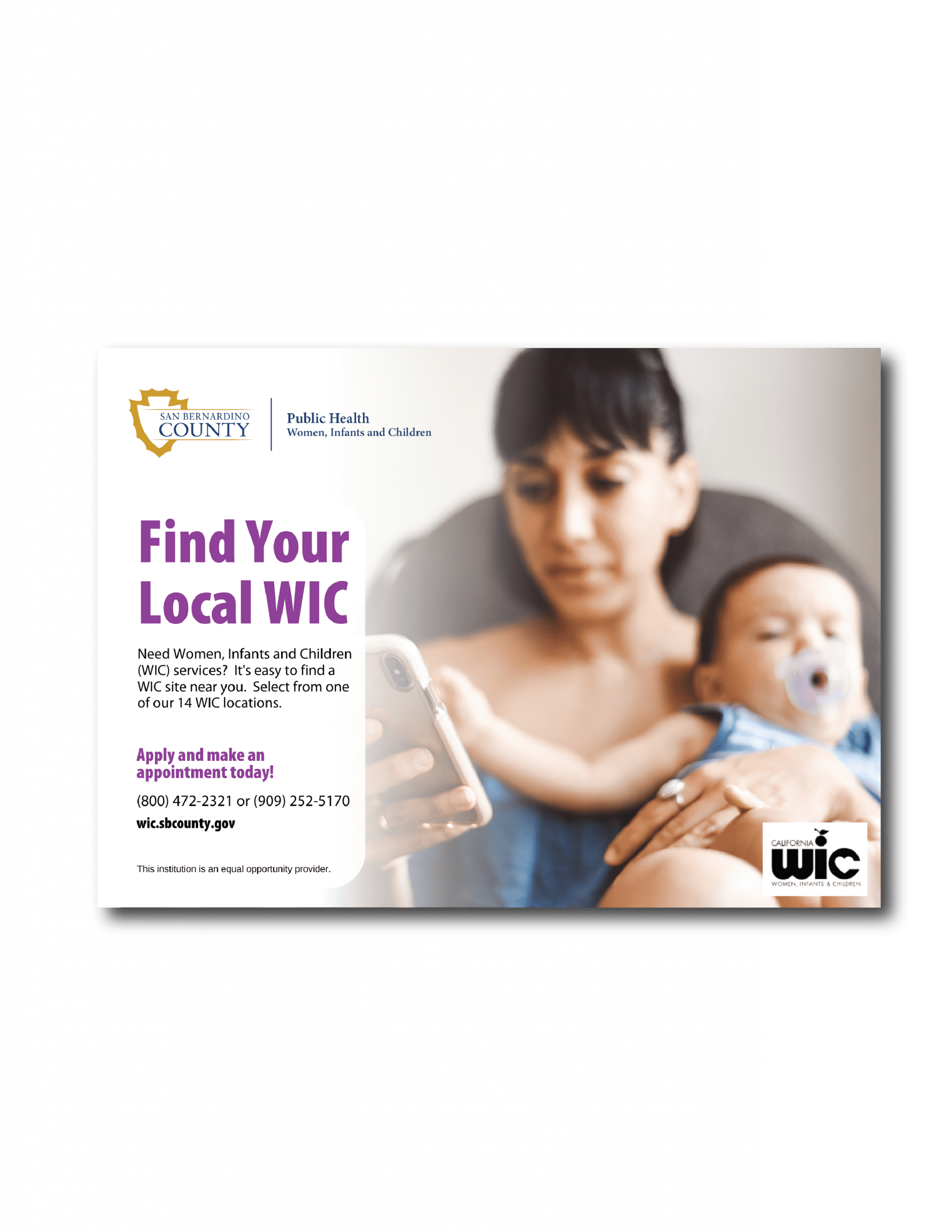 A mom holding a baby 