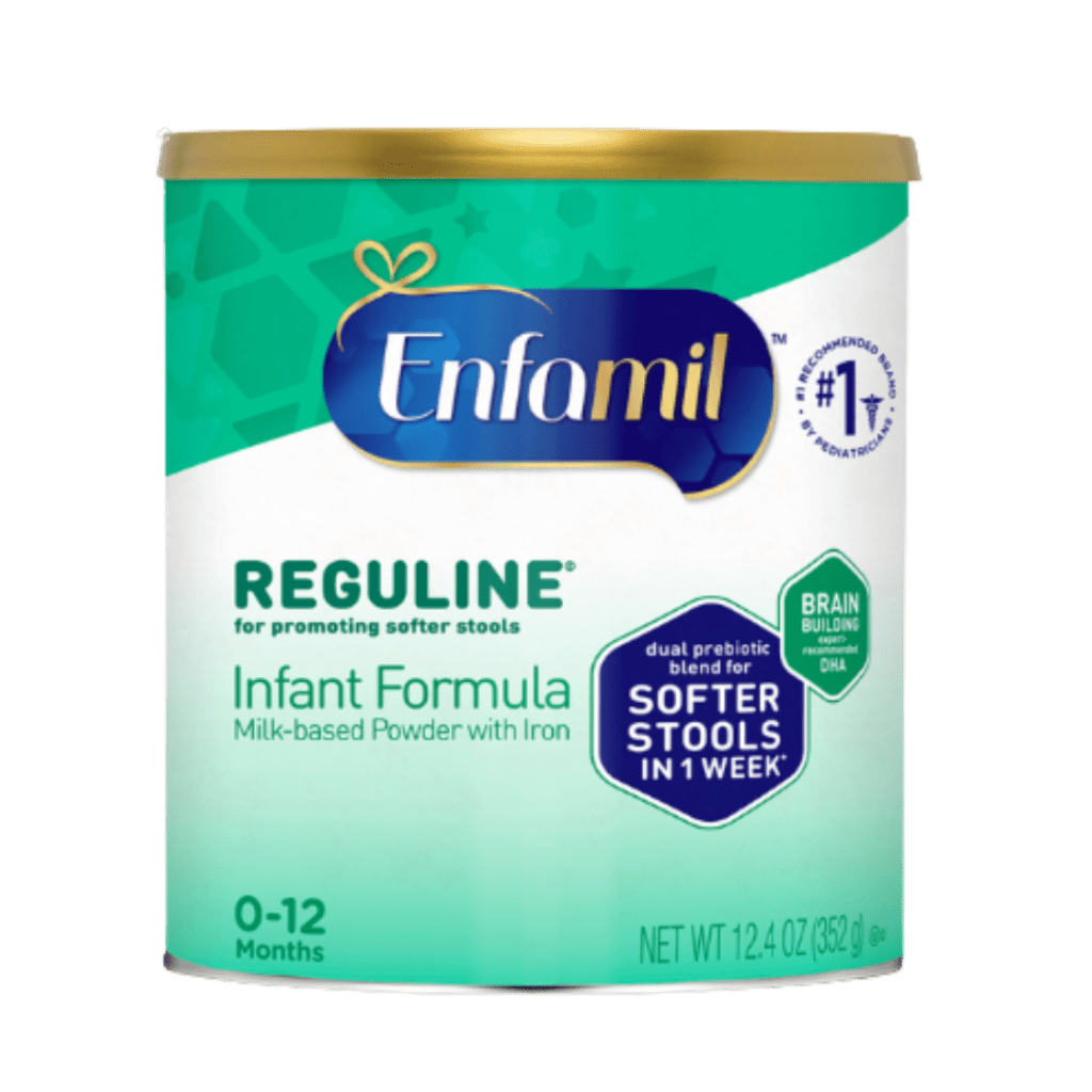Enfamil Reguline infant formula.
